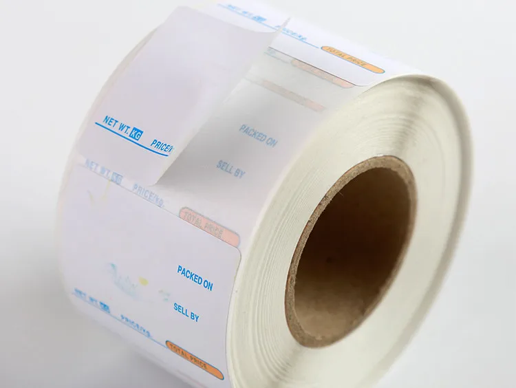 colored thermal labels