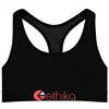 Certificate factory custom women sports bra double layered front panel breathable bras private label racer back sports bra