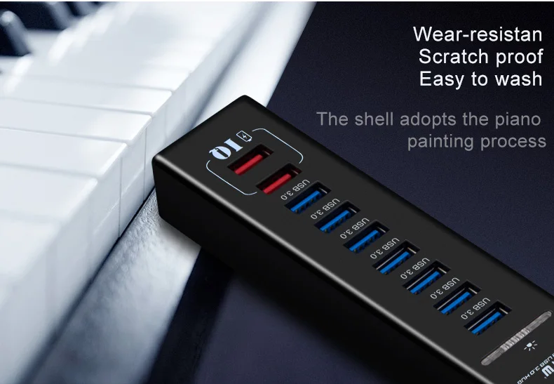 OEM High Speed Computer USB Charging Por Hub Suppliers 7 Port USB 3.0 Hub