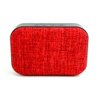 Portable small size rohs fabric rechargeable music wireless speaker with FM radio