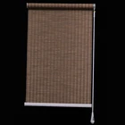 Electric Automatic Roller Blinds Bamboo Windows Roller Shades