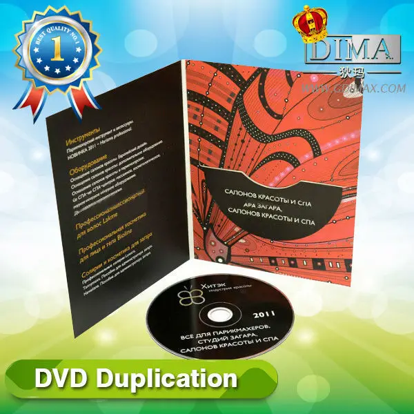 wholesale dvd duplication with customized dvd digipack