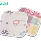 Popfish Muslin Cotton Baby drool bibs handkerchief face towel