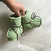 Factory price sheep skin adult baby shoes wholesale
