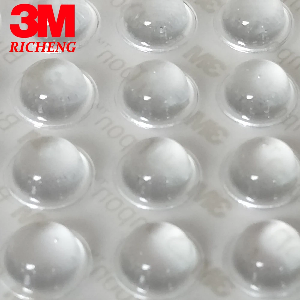 3m Self Adhesive Rubber Feet Bumpon Clear Adhesive Dots Sj5303