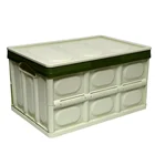 collapsible living box foldable plastic trunk storage boxes bins