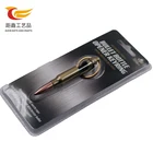 New design custom keyring chain zinc alloy bullet shape bottle opener key ring