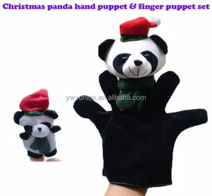 soft toy panda plush puppet