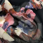 Digital printed pure silk digital fabric georgette crinkle crepe silk fabric