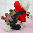 KOMAY Winter Pet Dog Coat Jacket Warm Dog Clothes Vest Cat Clothes for Puppy Dogs Hoodies Outfit Costume Chihuahua