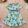 RTS Pineapple toddler girls summer clothing kid boutique clothes set