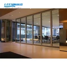 aluminium frame acoustic full height glass partition acoustic glass partitions