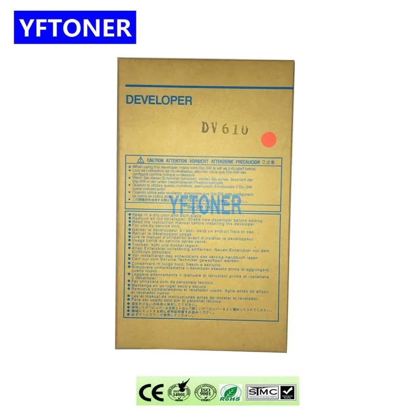 YFTONER DV610 Original Developer for Konica Minolta Bizhub C5500 C5501 Copier Parts C6000 OPC Drum C6500 C6501 Drum Unit