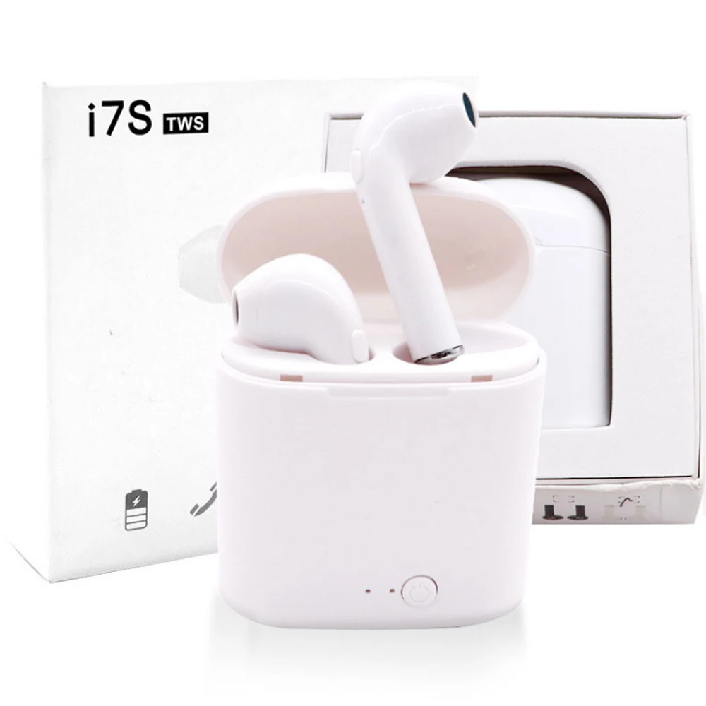 Best Quality Earphone TWS I7S True Wireless Stereo Earbuds Headphone Portable Stereo Music Headset With Charging Box - ANKUX.COM