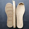 Hot sale hemp rubber shoe sole with bump part toe