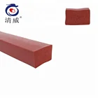Square silicone sponge extrude rubber foam seal strip