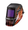 Head protection mask auto darkening welding helmet with solar power