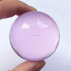 Pink color 50mm Crystal Ball Sphere Glass solid Balls Fengshui Ball For Home Decoration