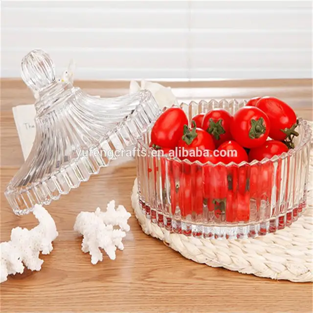 crystal wedding gift glass craft candle glass candle holder