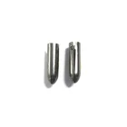New arrival fashion custom engraved shoelace aglet bullet drawstring cord tips metal aglet for hoodies