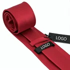 LELE Custom Company Logo Necktie Men Ties Wholesale Private Label Silk Ties