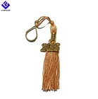 Custom Graduation Keychain Tassel With 2018 Year Charm In Orange
