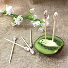 Wholesale disposable bbq skewer stick round bamboo sticks