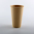 Genmar 16 oz Compostable Eco-Friendly Hot Paper Coffee Cup, PLA lining made from plants