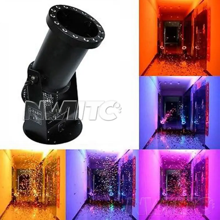 DMX Remote 1200w LED RGB 3IN1 making paper blower maker cannon confetti machine 