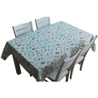 Round Used Sale 90X132 Clear Fall Laminated Fabric Tablecloth With Logo