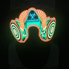 LED Sound Activated Rave Mask for DJ, Edc, Ultra, Music Festival, Concerts, Club, EDM