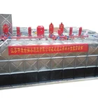 Industrial hot galvanized steel fire fighting water storage tank