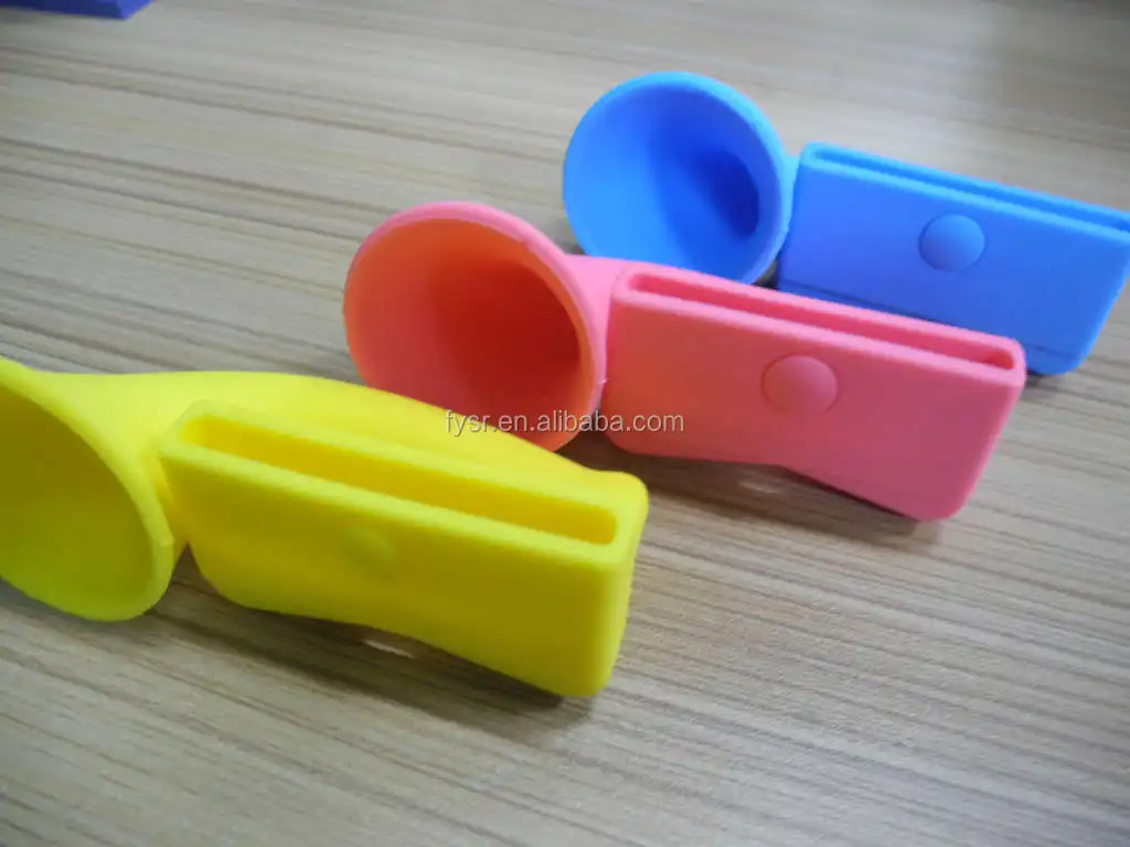 custom silicone smart phone loudspeaker silicone mobilephone megaphone - ANKUX.COM