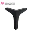 Different height black Y shape modern metal furniture hardware sofa legs
