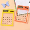 New Small Gift Solar Calculator Ultra-thin Transparent Touch-screen Calculator For Promotion