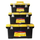 High Quality 16" 19" 23" Plastic Storage Tool Box with Removable Tray
