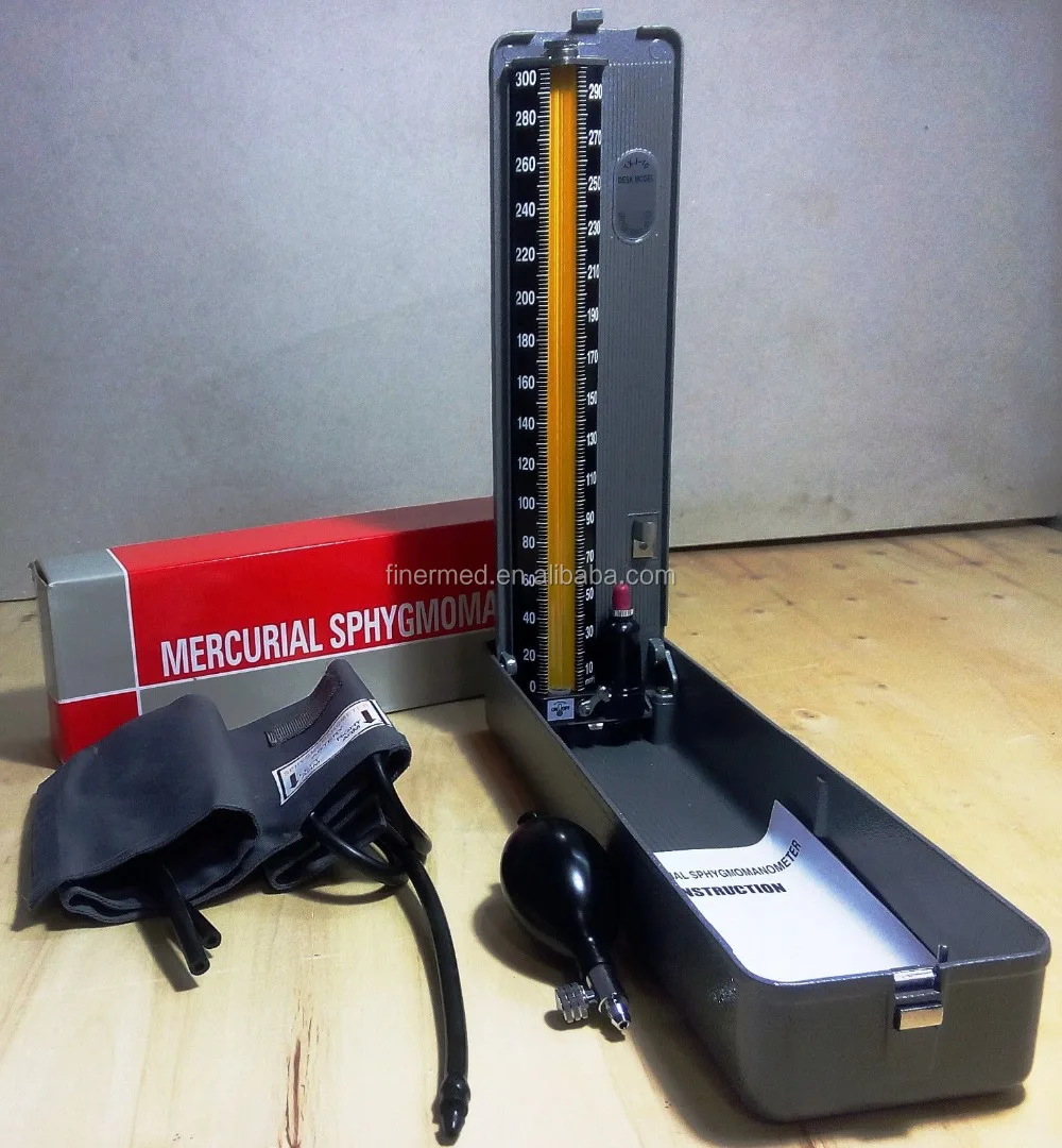Medical Tabletop Mercury Blood Pressure Monitor Buy Mercury Blood