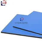 3mm 4mm blue color building wall panels ACP alucobond aluminum composite panel price