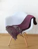 Purple Knit Throw Blanket Knitted Blanket Spring Autumn Sofa Blanket