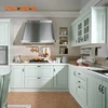 Exquisite country style kitchen cabinet with wood shaker door design
