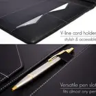 Custom leather Portfolio office document PU leather a4 file folder, holder Business Portfolio Folder