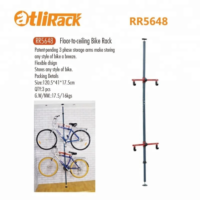 floor to ceiling bike storage