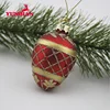 Hand blown hanging color easter glass eggs tree ornaments decoration