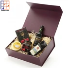 Subscription boxes cosmetics mailing shipping gift boxes with lafite paper