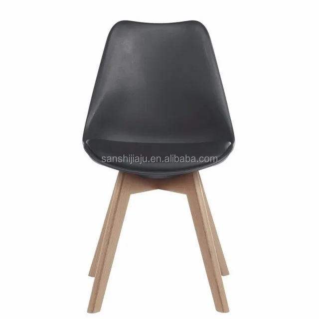 new design dining chair tulip chair with wood leg for dining