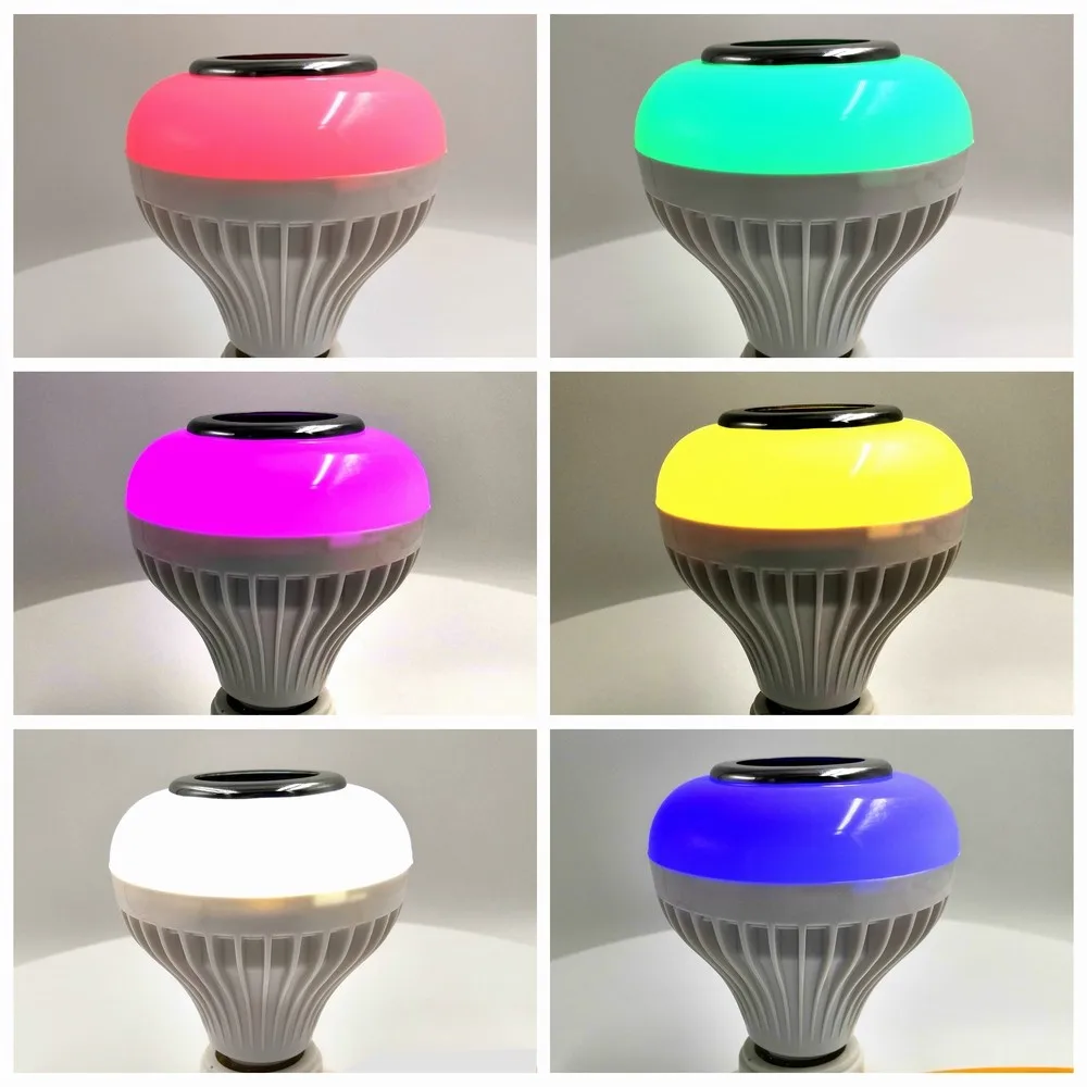 Intelligent color changeable LED bulb speaker , with remote controller - ANKUX.COM