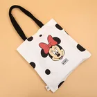 Custom beautiful Mickey pattern tote recycle shopping bag cotton bag