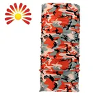 Promotional Custom Multifunctional Seamless Bandana With Reflective Patches