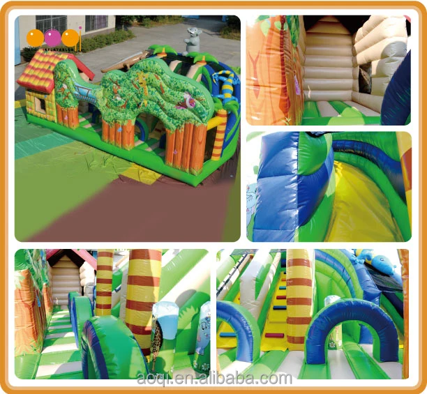 AOQI big inflatable fun city amusement park fun city for children