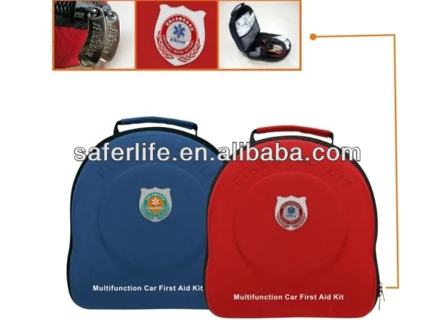 this new first aid box could be easily stored in the car,either